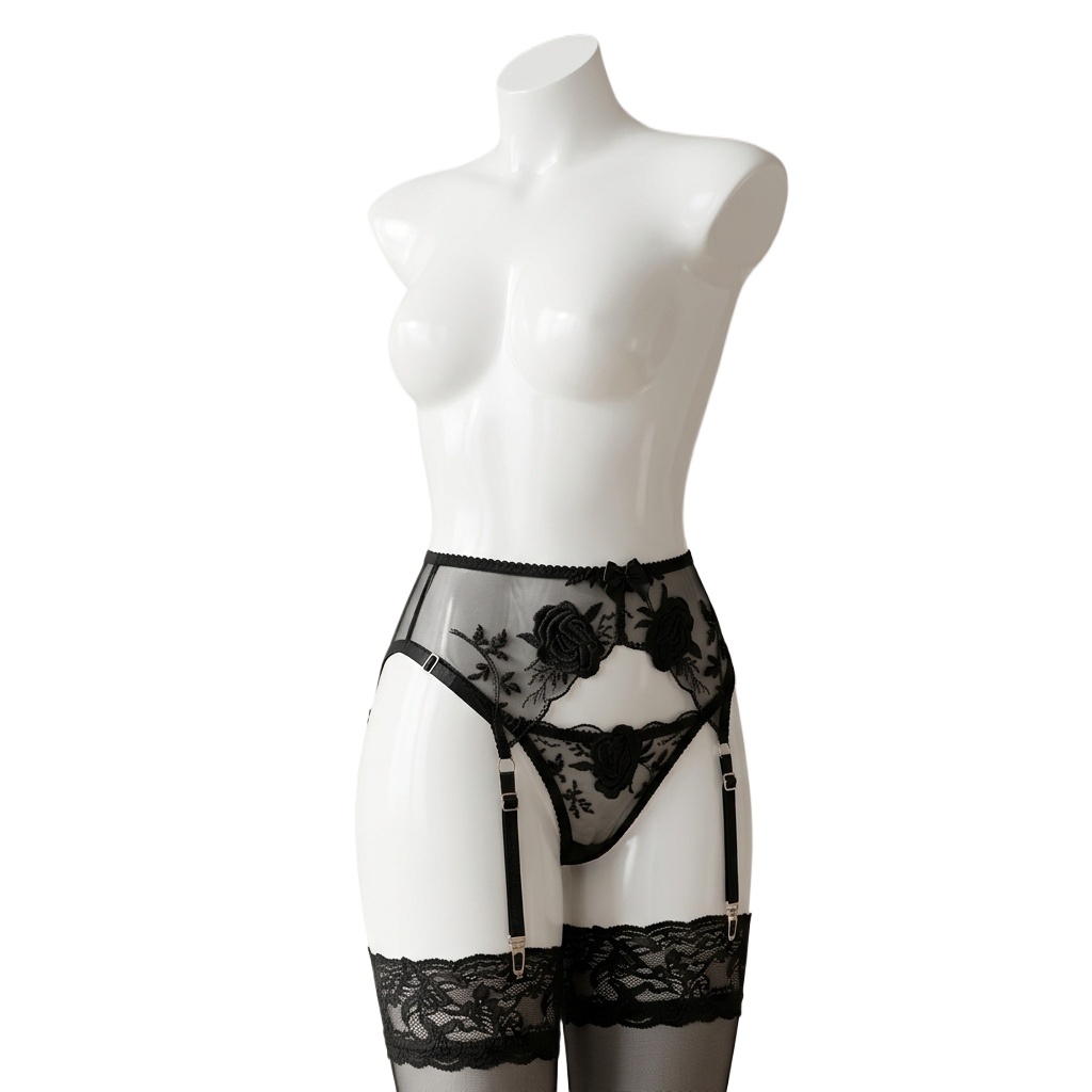 Garter Belt Set - Set ikat pinggang dan celana dalam