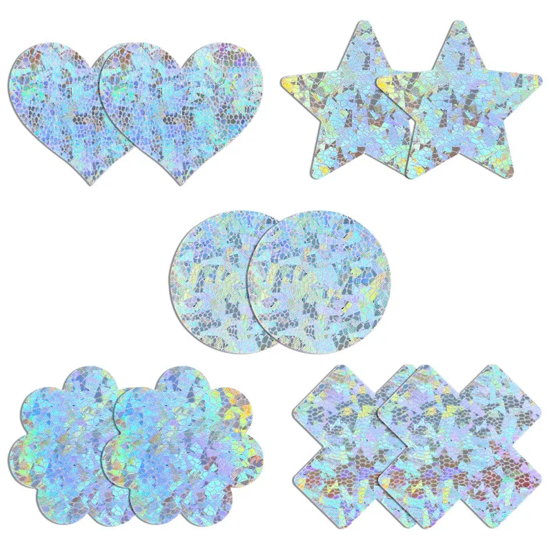 5 pasang Glitter Pasties putin - Nipple Cover Pasties ulasan dan harga